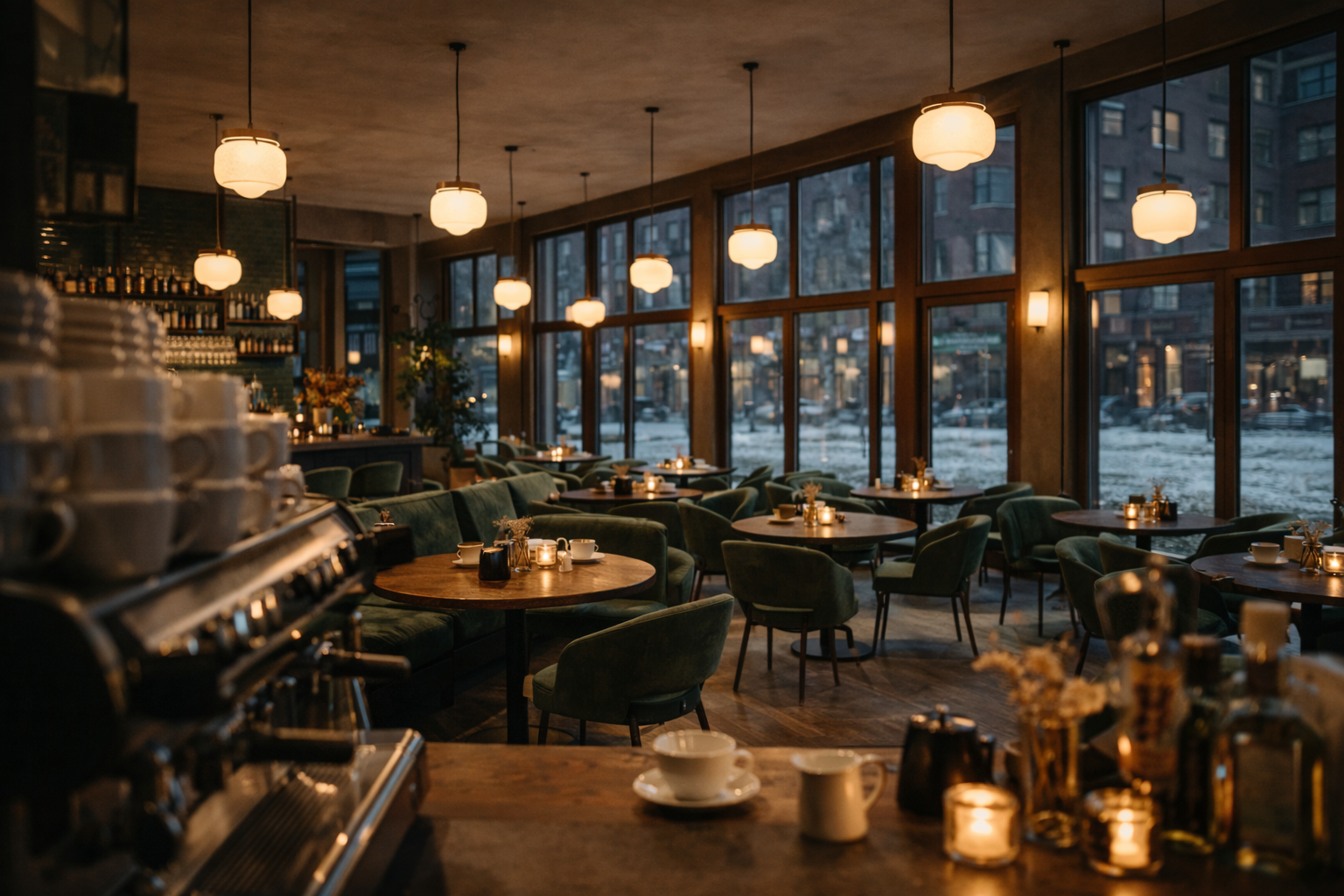 Café interior