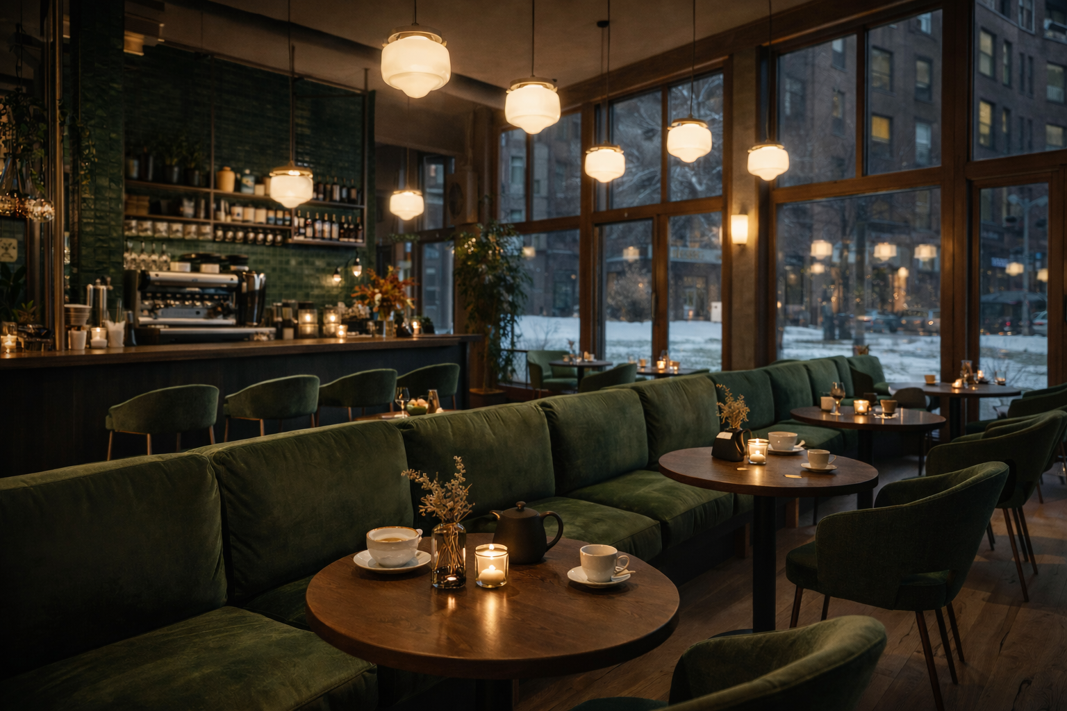 Aker Café interior